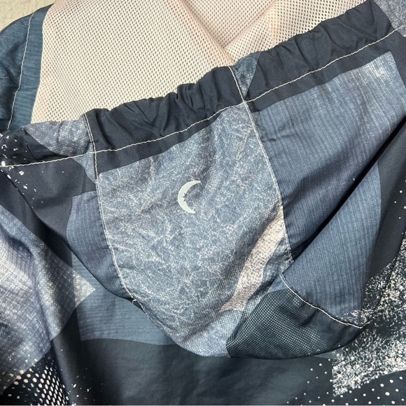 Zyia Active Radical Bomber Hooded Jacket Pale Pink and Blue Estimated Sz M - Picture 4 of 10